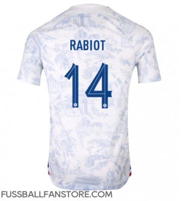Frankreich Adrien Rabiot #14 Replik Auswärtstrikot WM 2022 Kurzarm